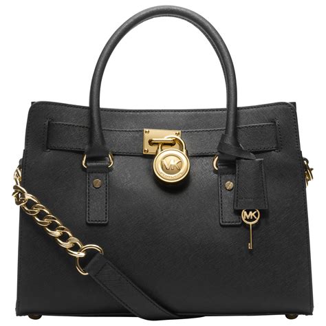 michael kors bags hamilton black|michael kors hamilton satchel bag.